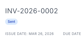 Customizable invoice templates interface
