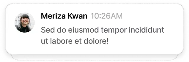 Client notes interface